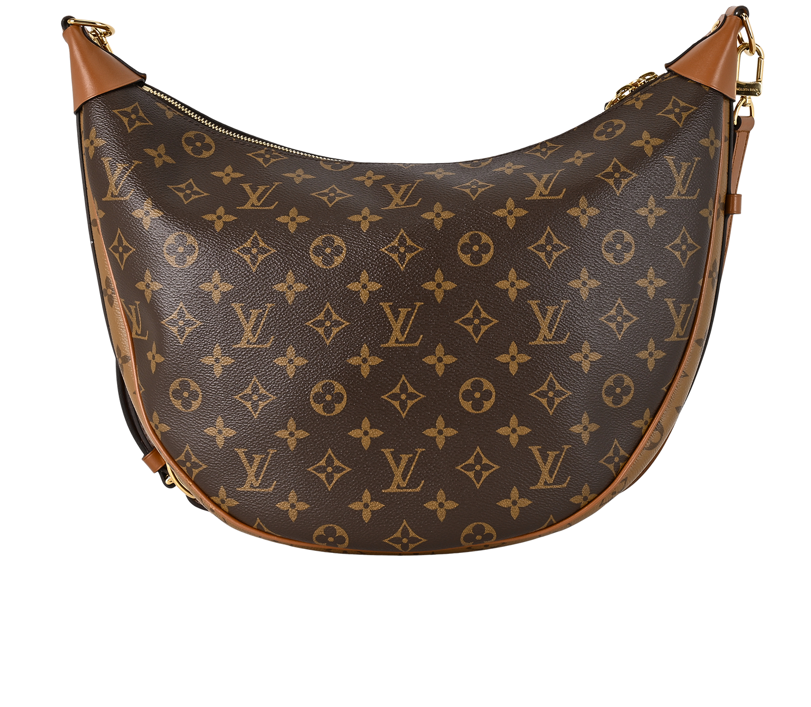 Hobo Loop Crossbody, &pound;1,400, Handbags, Brown, Canvas, Back view